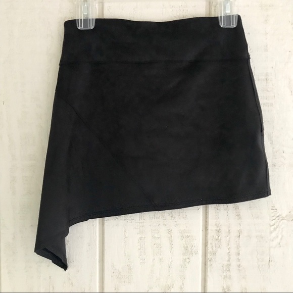 Liberty Garden Asiah Patchwork Faux Suede Skirt - Picture 4 of 7